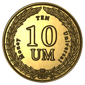 Монета Огня 10 UM