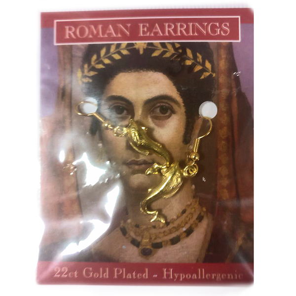 №a108 Серьги Дельфина. Рим