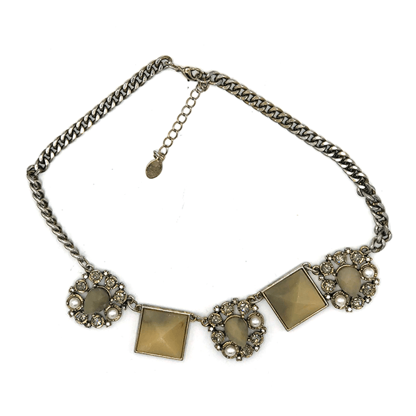 №a1076 Колье Серая Вуаль