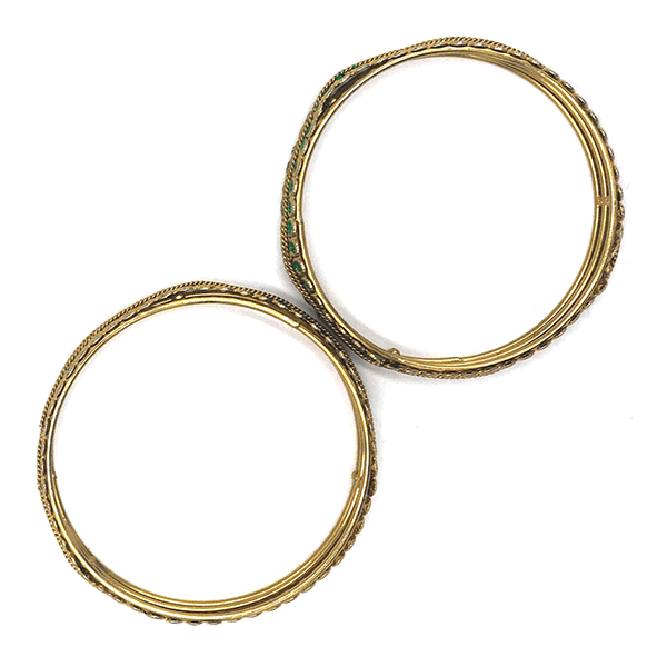 №a1107 Двойной браслет Перо Жар-Птицы