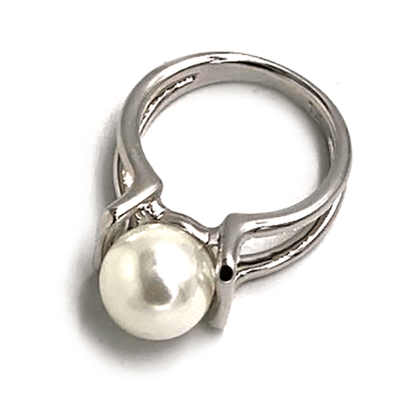 №a2411 Кольцо с жемчугом Русалка