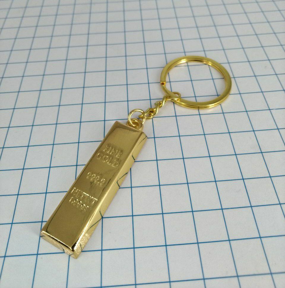 №a4019 Брелок Золотой Слиток