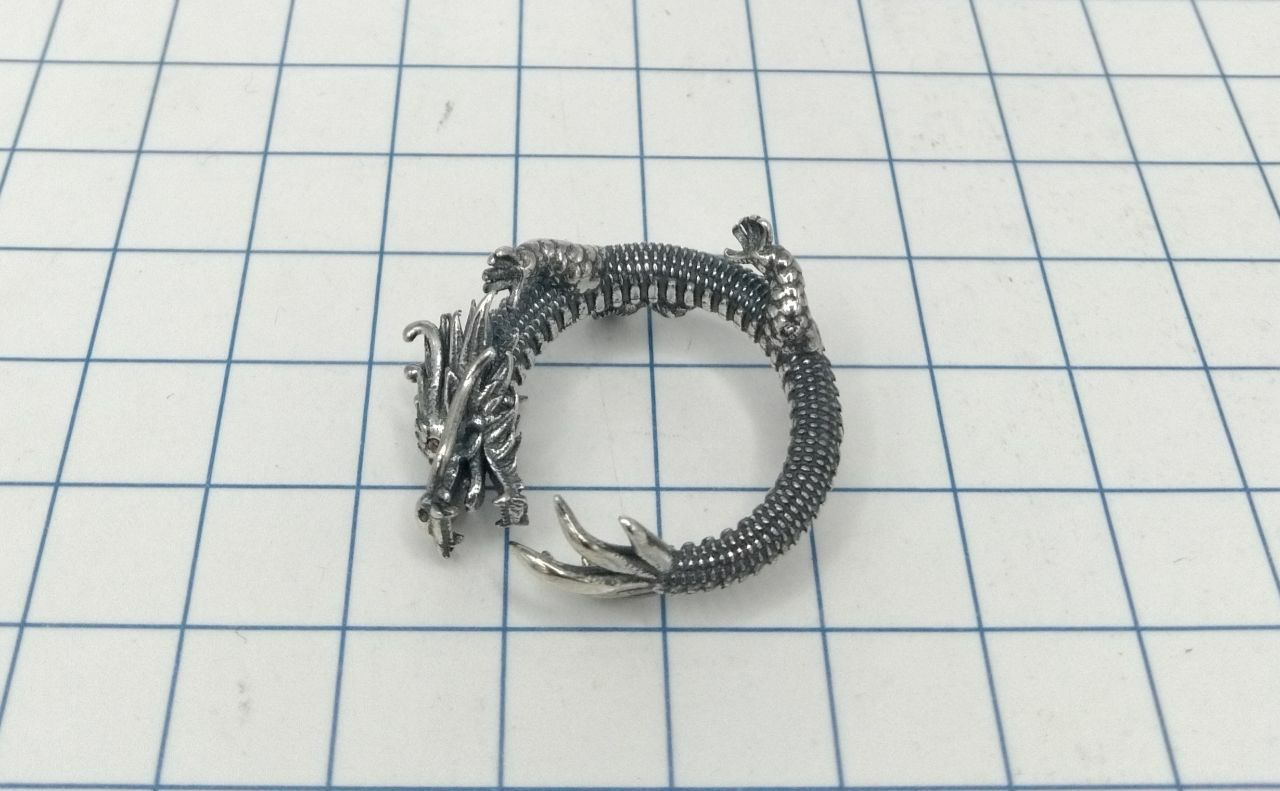 №a4035 Кольцо Дракон