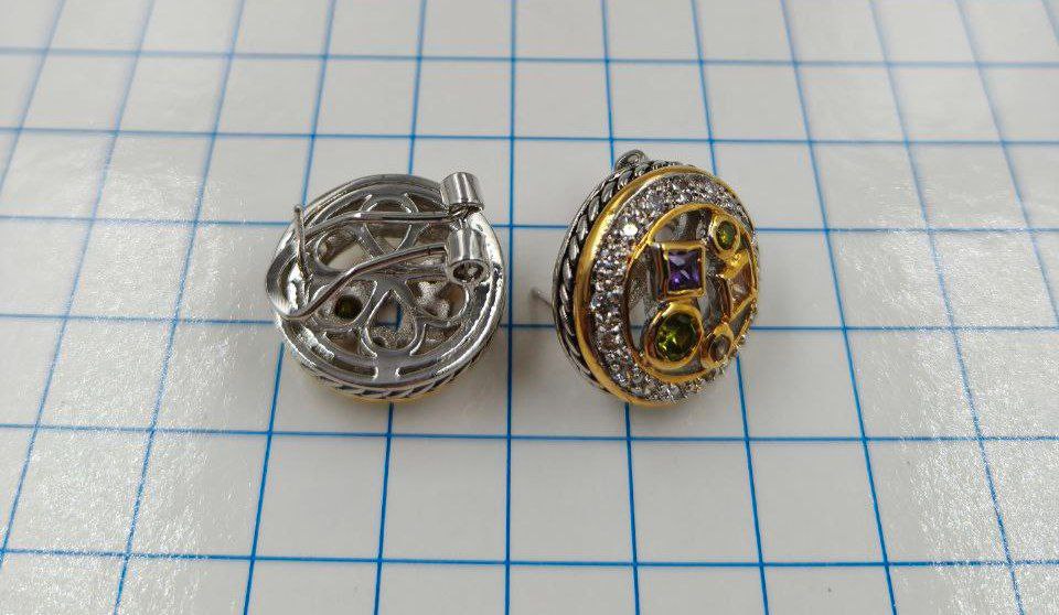 №a4054 Серьги Знания ЭД — изображение 2