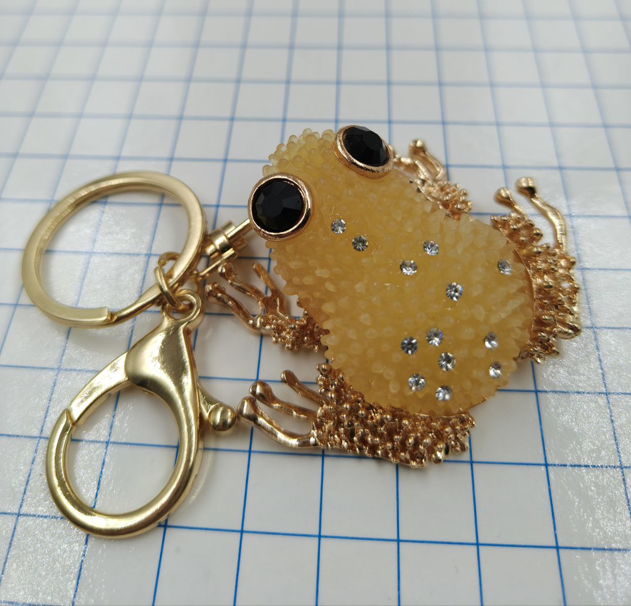 №a4058 Брелок Золотая Лягушка — изображение 2