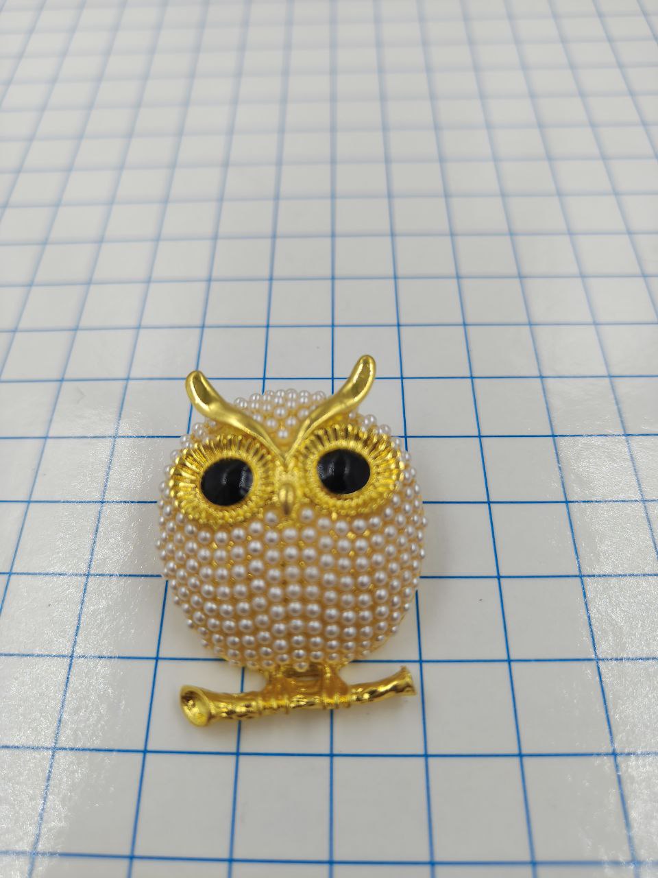 №a4130 Брошь Сова Знаний